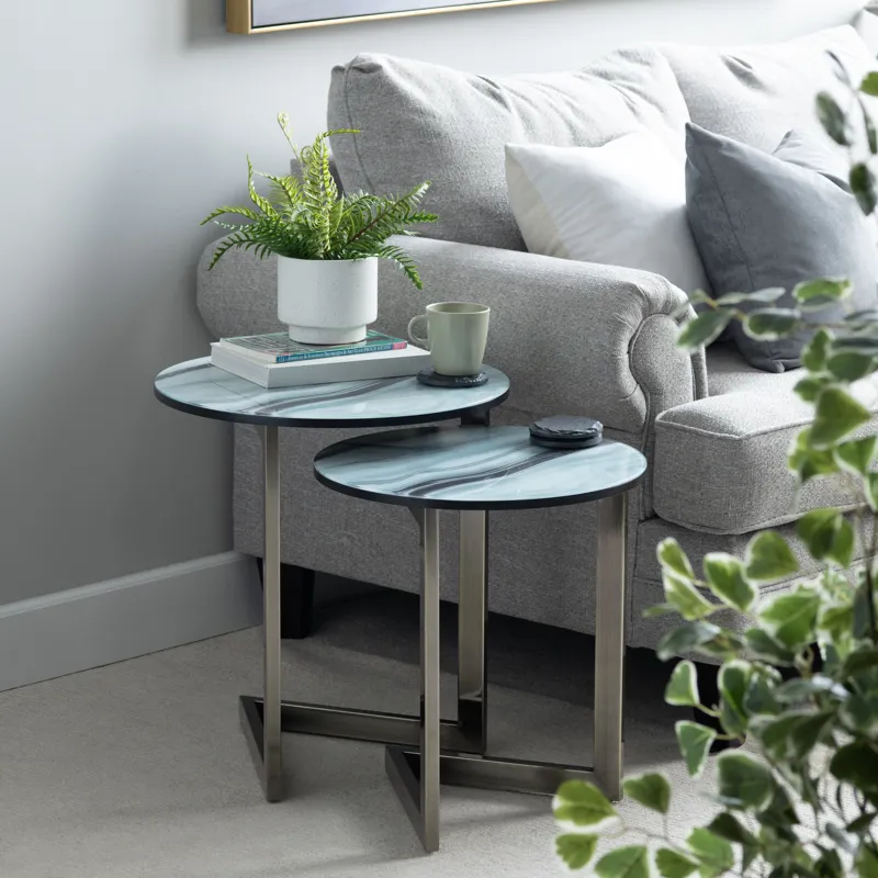 2 Piece Nesting Table Set