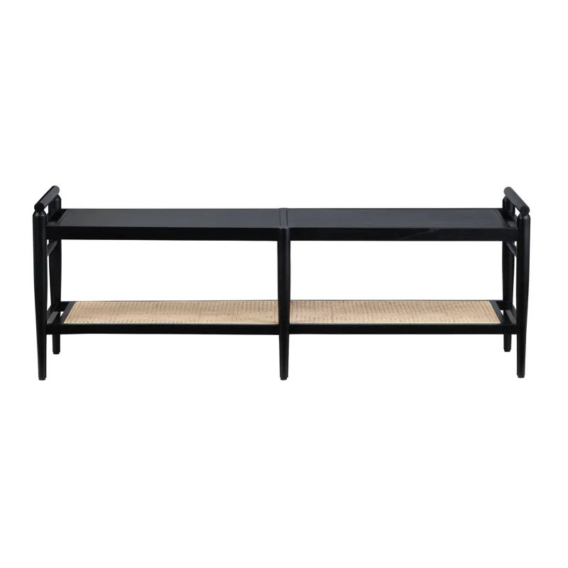 Black Accent Bench