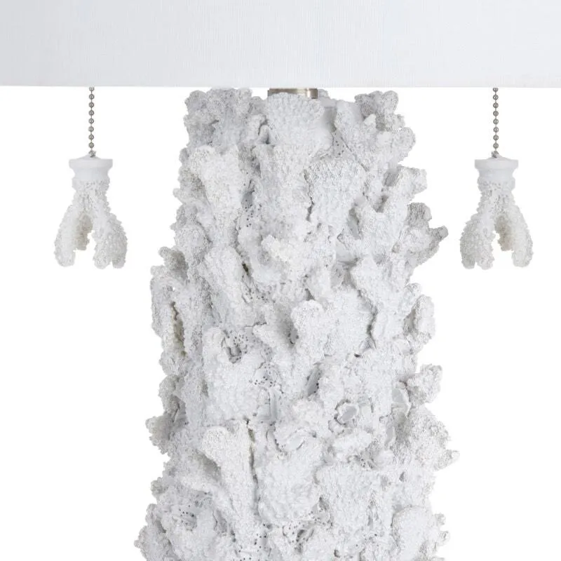 White Coraline Table Lamp