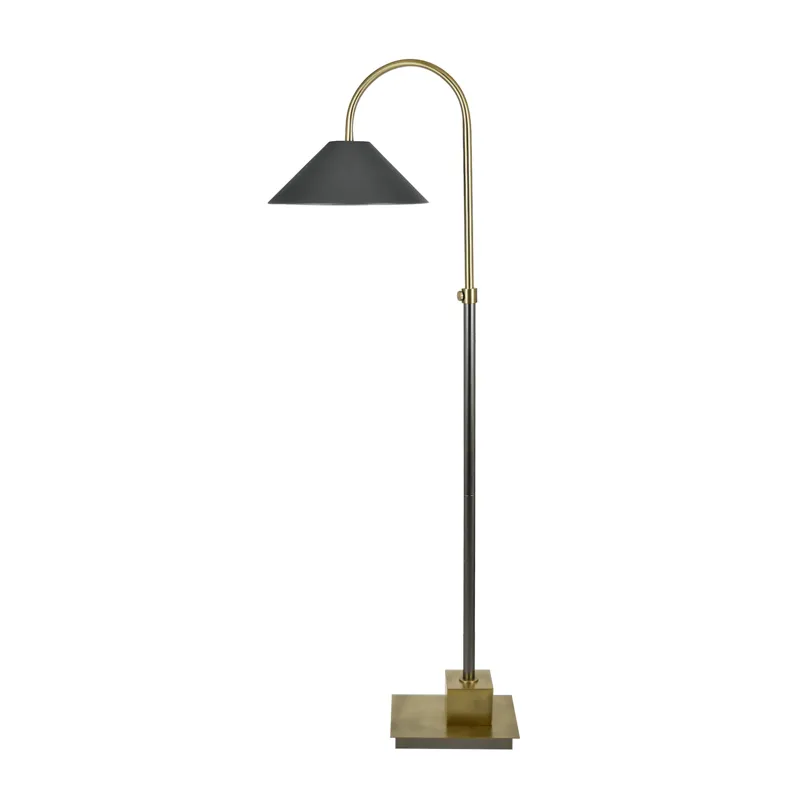 Metal Floor Lamp With Metal Shade