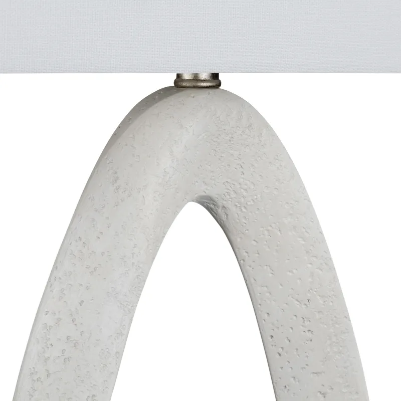 Set Of 2 Resin & Metal Table Lamp With Shade
