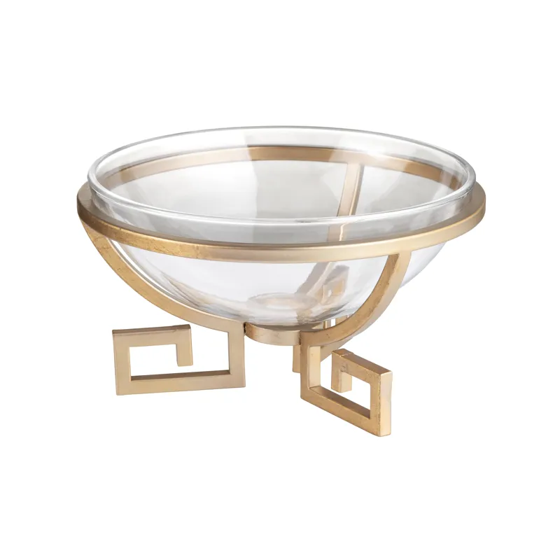 Classic Bowl With Greek Key Base