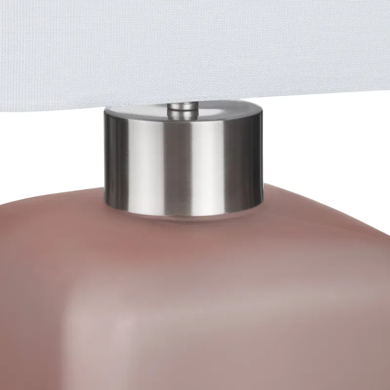 Glass Table Lamp With Shade