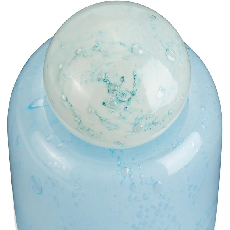 Kyler Small Blue Glass Vase