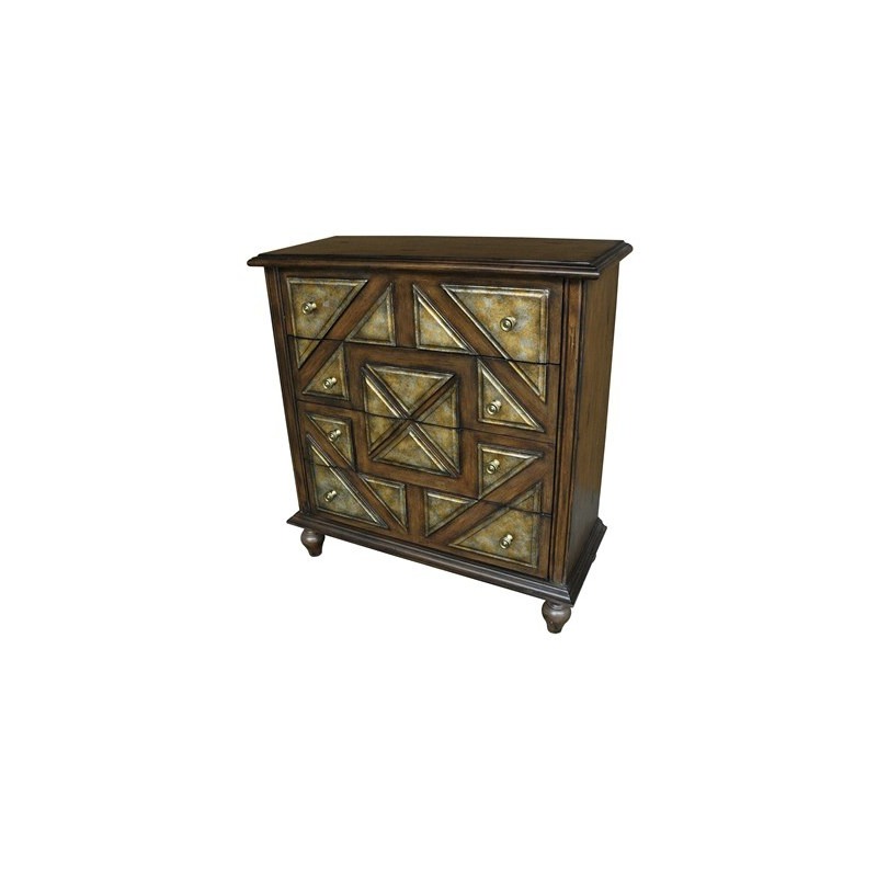Gold Canyon Tall 4 Door Raised Panel Chest