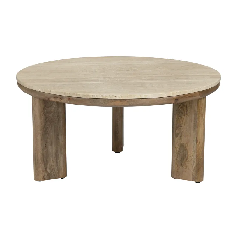 Brown Solid Wood Coffee/cocktail Table
