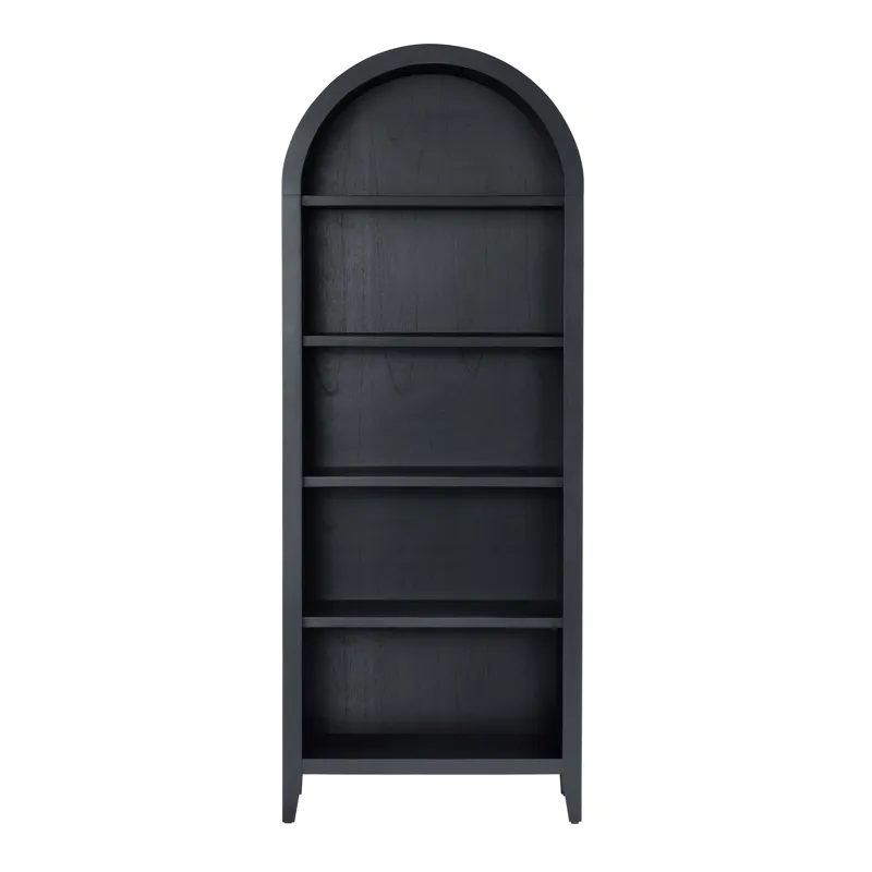 4 Shelf Black Bookcase/etagere