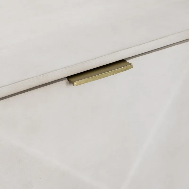 Solid Wood And Iron 6-door Media Credenza/sideboard