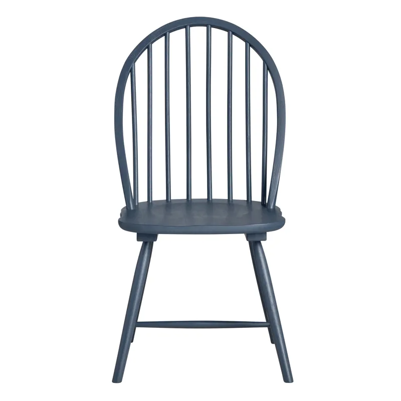 Set Of 2 Blue Dining Chairs