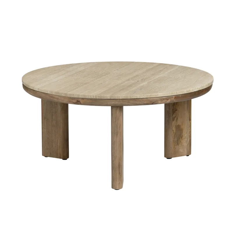 Brown Solid Wood Coffee/cocktail Table