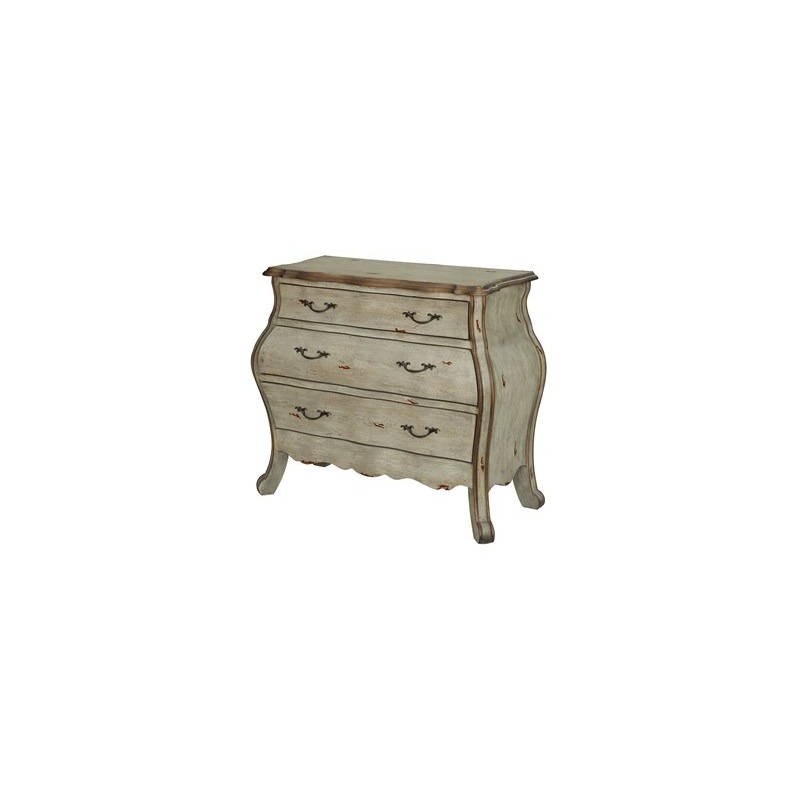 Victoria 3 Drawer Shaped Bombe Chest