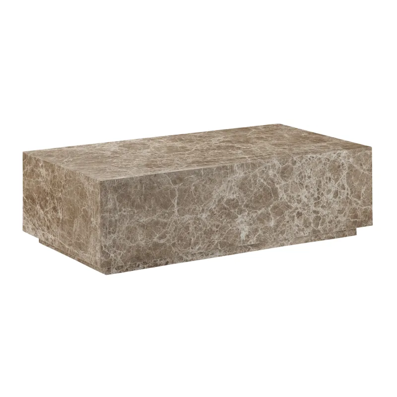 Beige Marble Coffee/cocktail Table