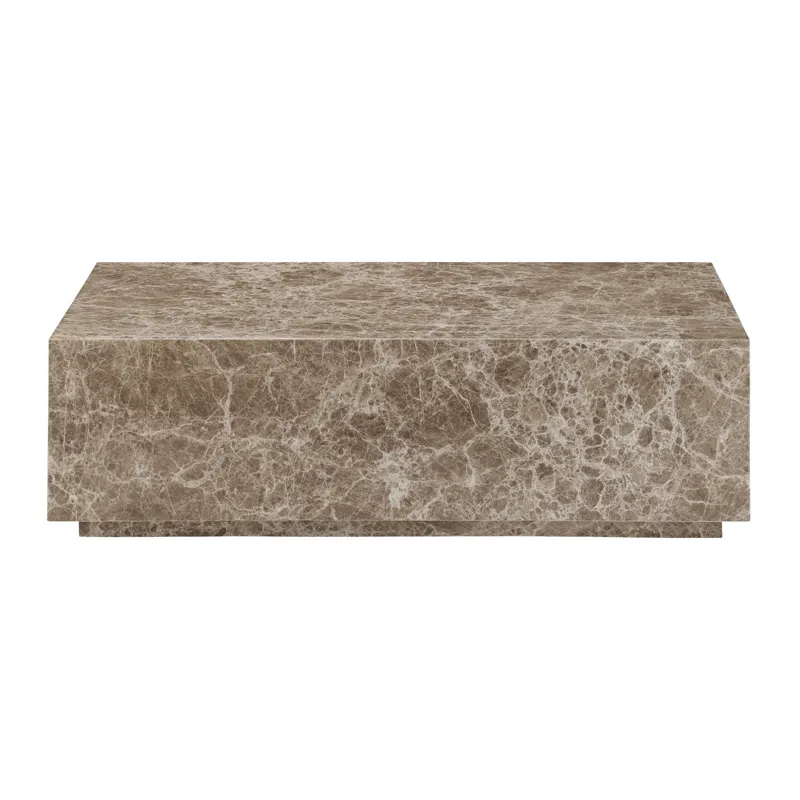 Beige Marble Coffee/cocktail Table