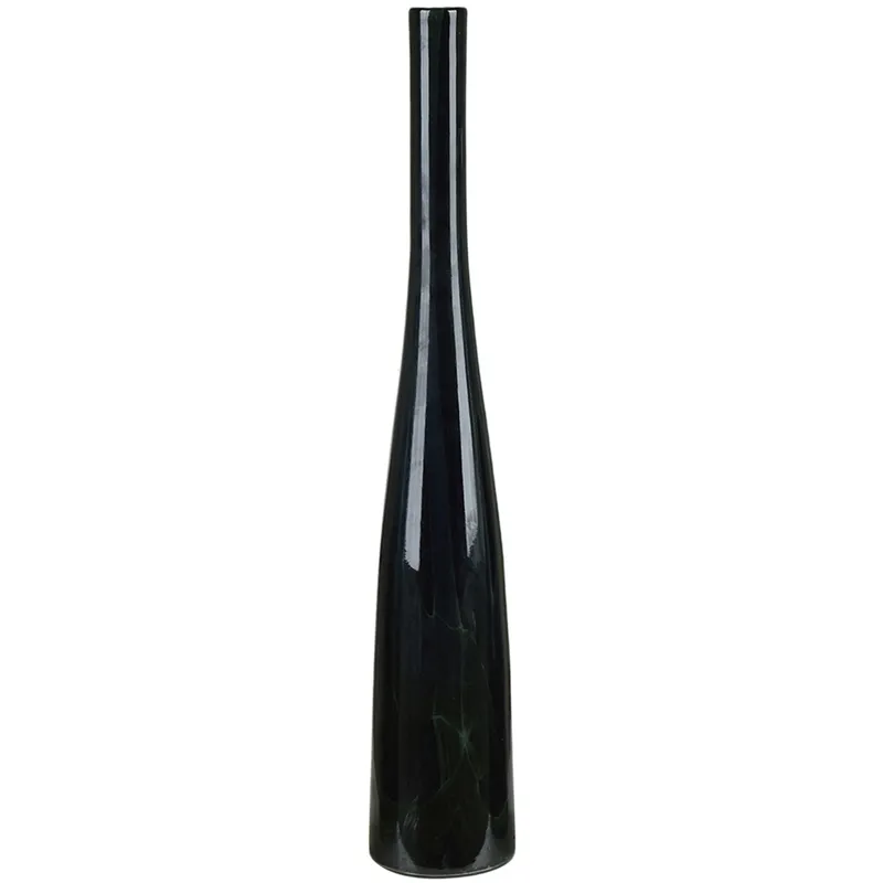 Benedict Medium Green Glass Vase