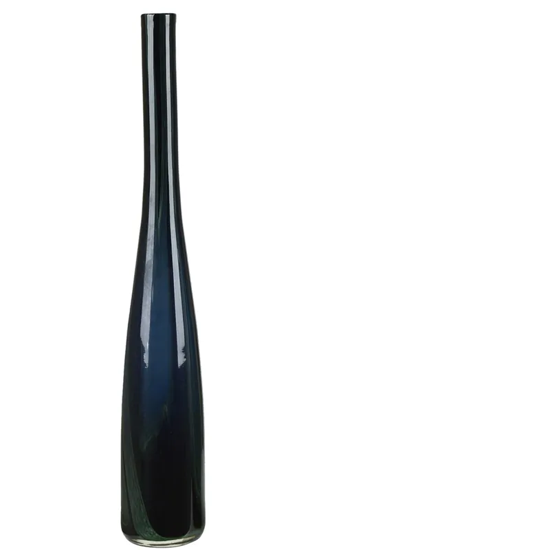 Benedict Tall Green Glass Vase