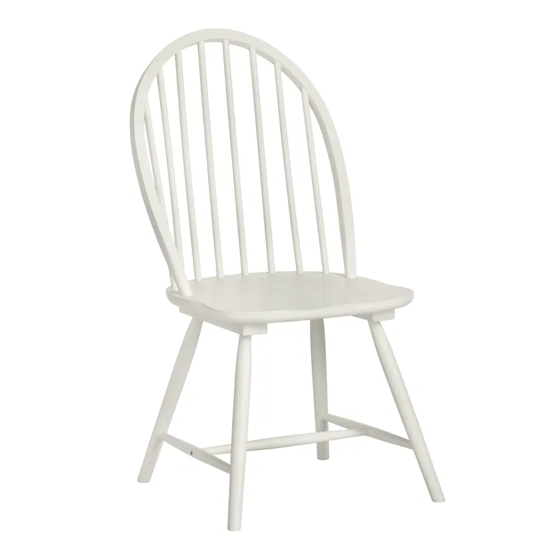 Set Of 2 White Dining Chairs