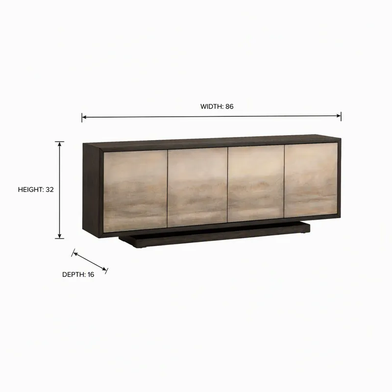 4 Door Sideboard/buffet