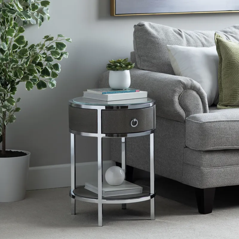 Round 1 Drawer Accent/end Table