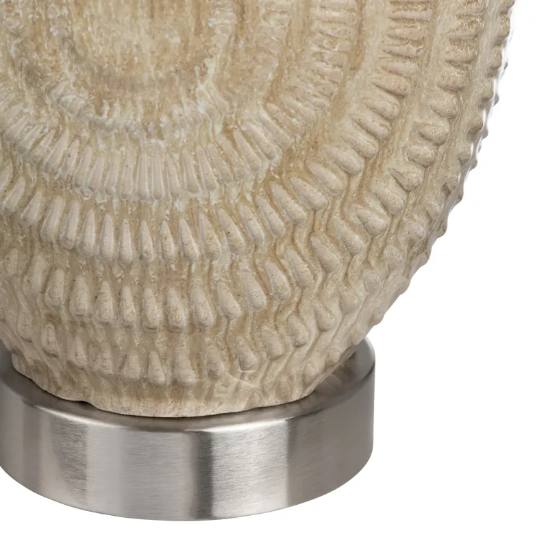 Ceramic Table Lamp With Linen Shade