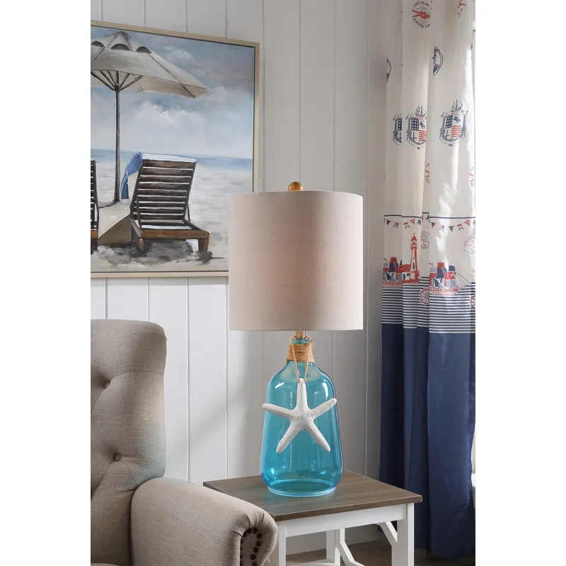 Glass Table Lamp