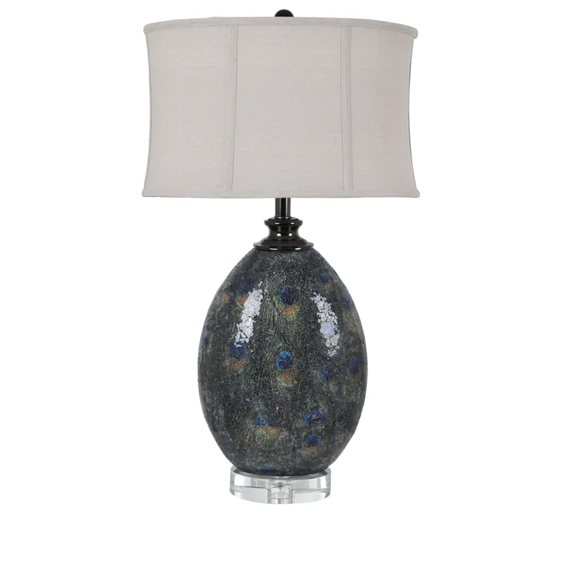 Glass+resin+crystal Table Lamp