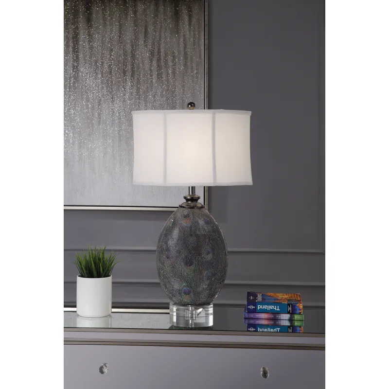 Glass+resin+crystal Table Lamp