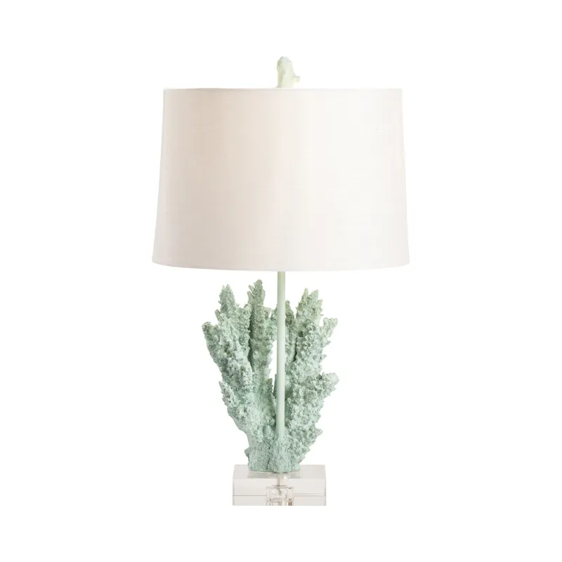 Resin + Crystel Base Table Lamp Silo