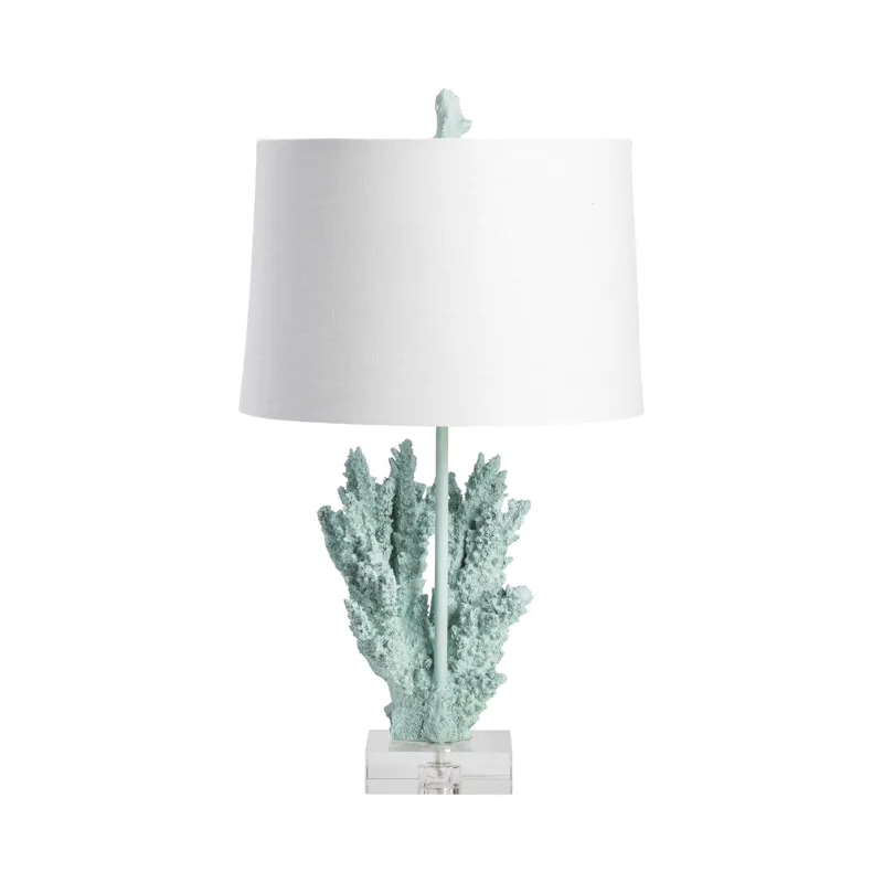 Resin + Crystel Base Table Lamp Silo