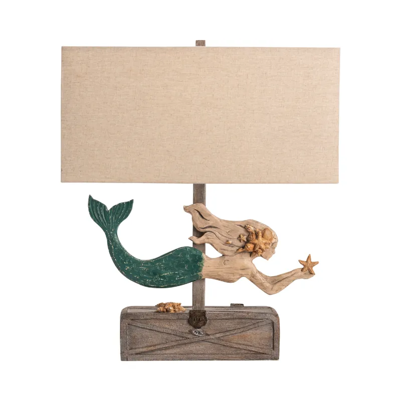 Mermaid Treasure Table Lamp