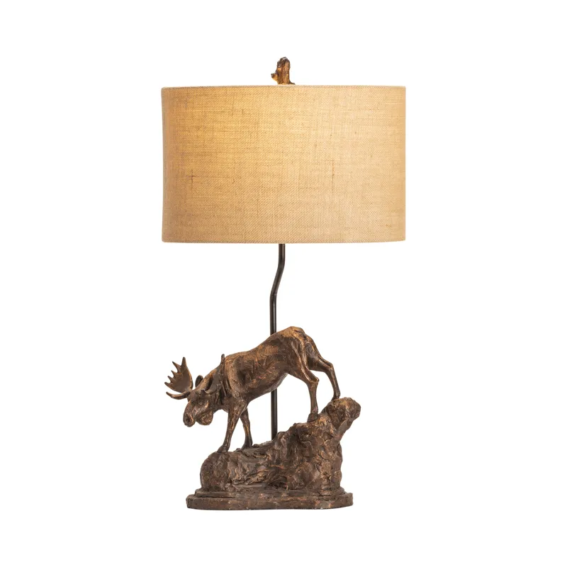 Moose Trail Table Lamp Silo
