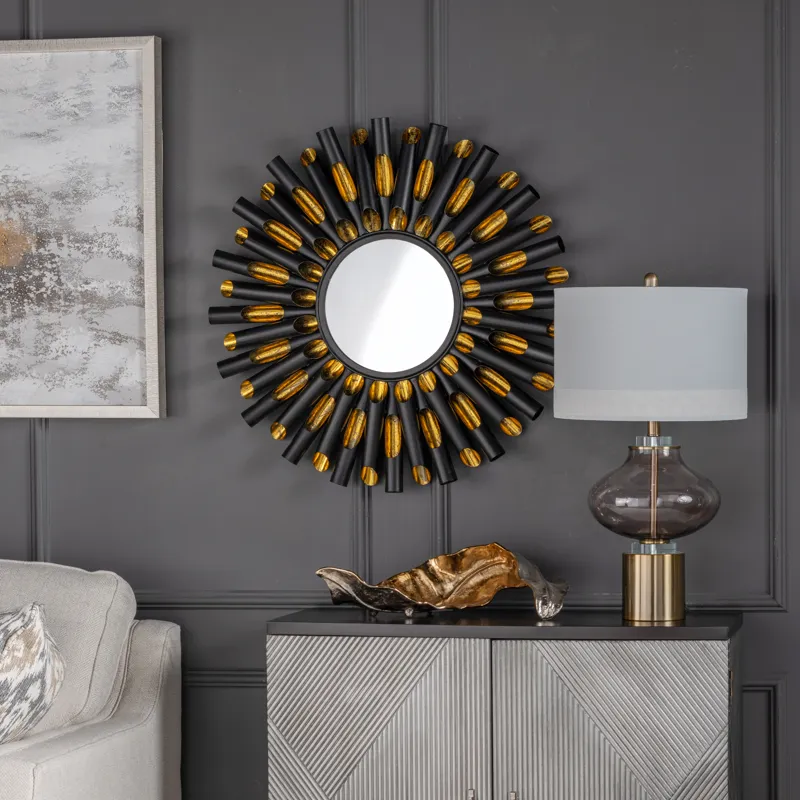 Glass + Metal Table Lamp