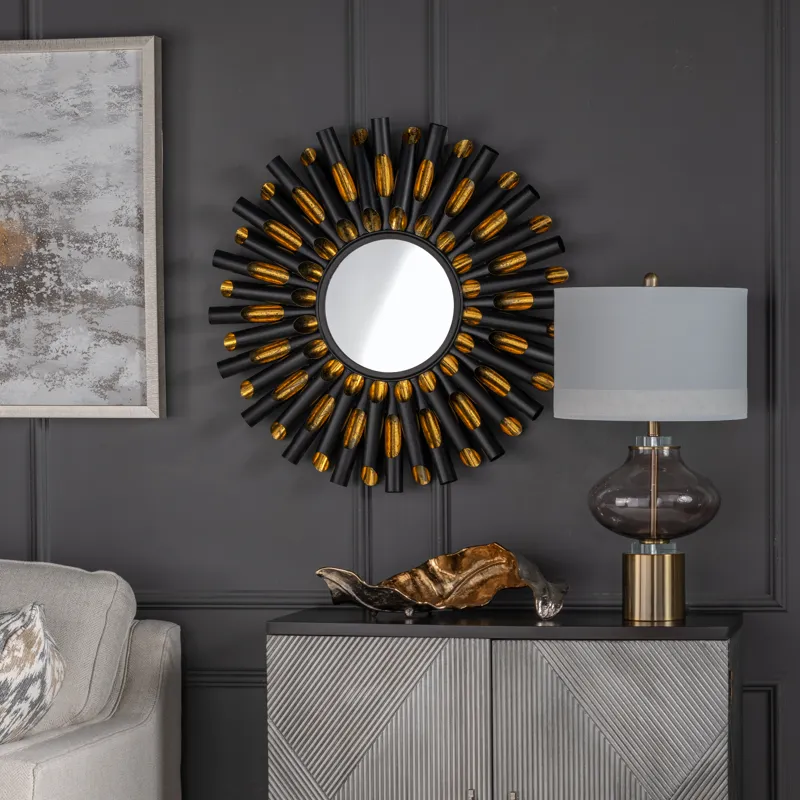 Glass + Metal Table Lamp