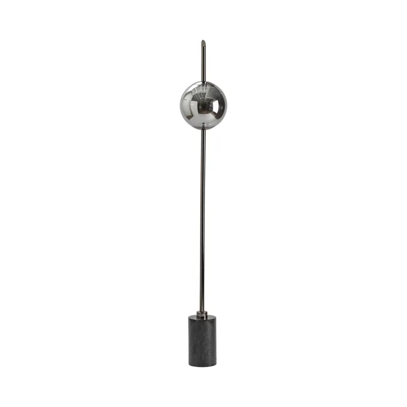 Averitt Plated Glass Orb Floor Lamp Silo