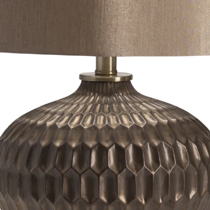 Bowen Faceted Table Lamp Silo