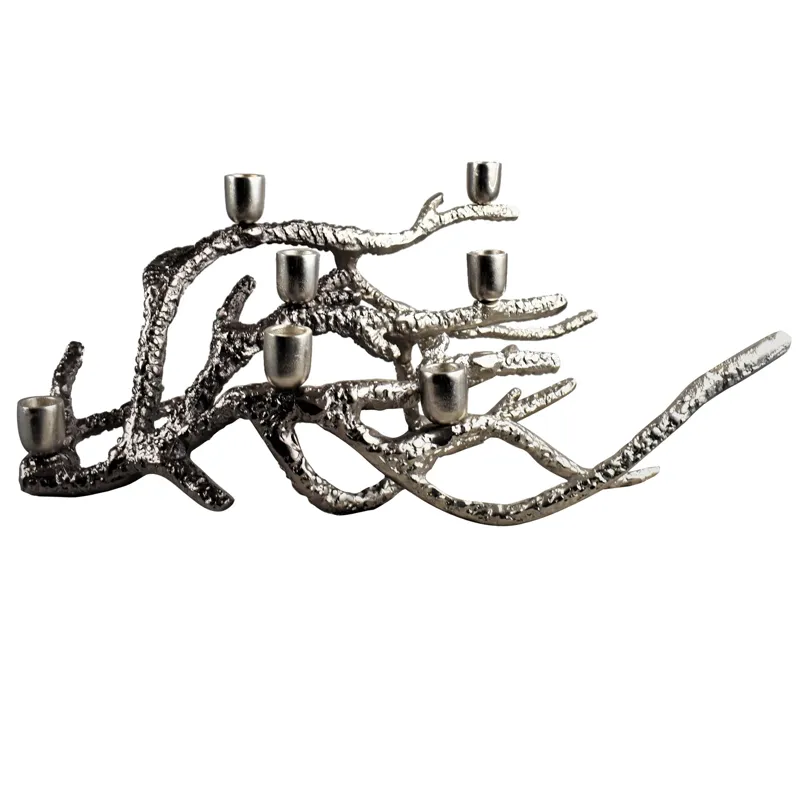 Large Channing Stylized Coral Candle Holder