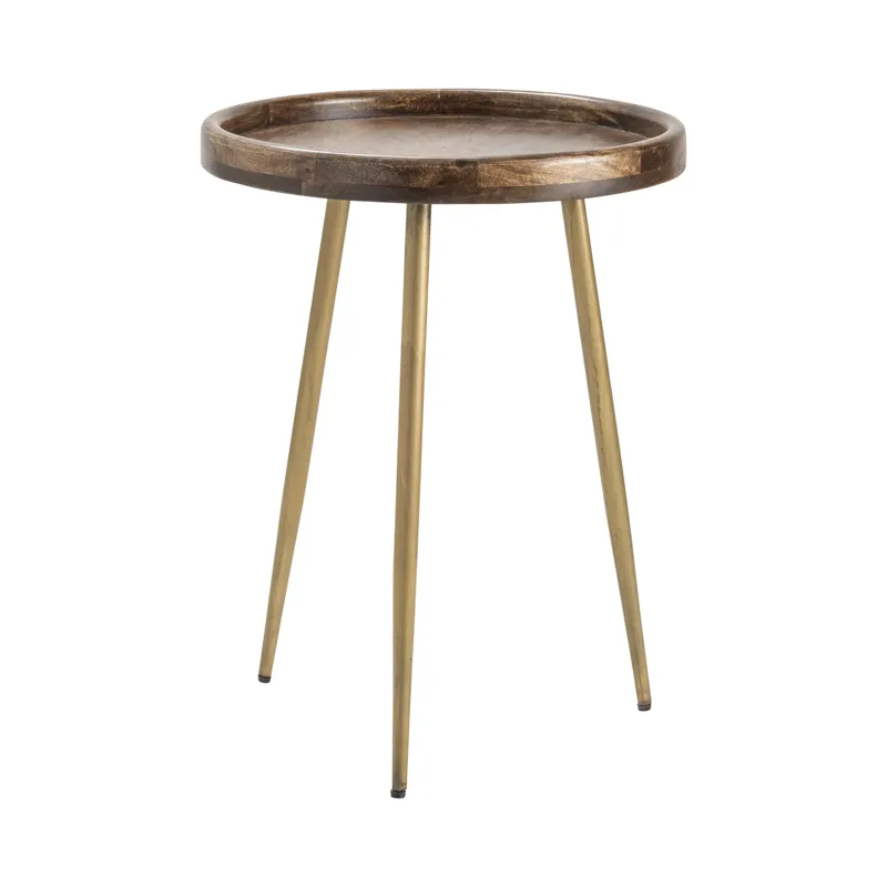 Bengal Manor Mango Wood Tray Top Accent Table Silo