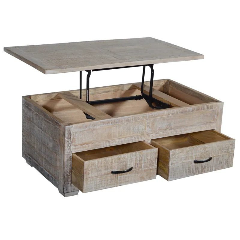 Brogden 2 Drawer Rectangle Cocktail Table