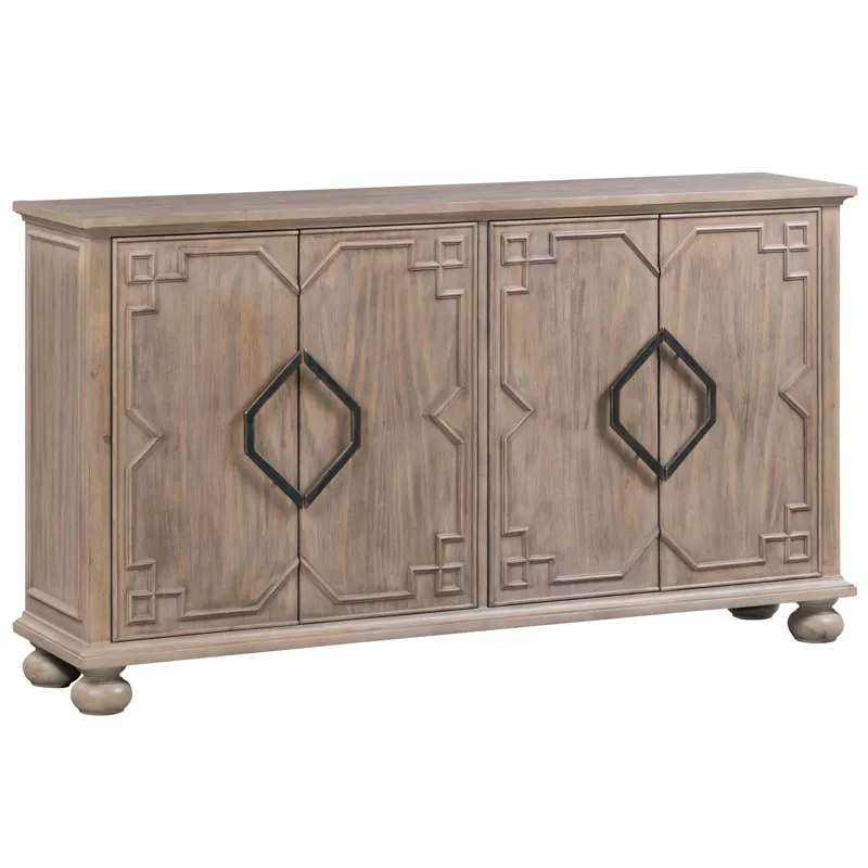 Hawthorne Estate 4 Door Raised Molding Sideboard