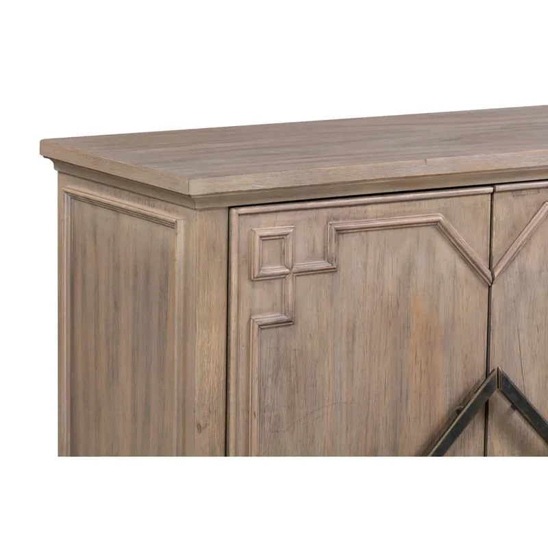 Hawthorne Estate 4 Door Raised Molding Sideboard