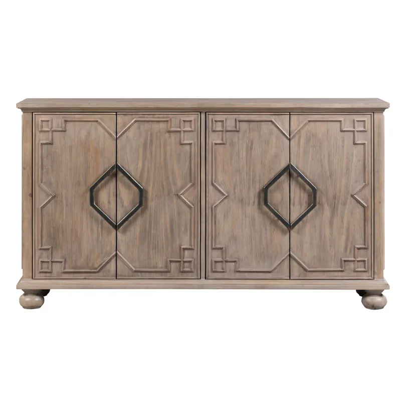 Hawthorne Estate 4 Door Raised Molding Sideboard