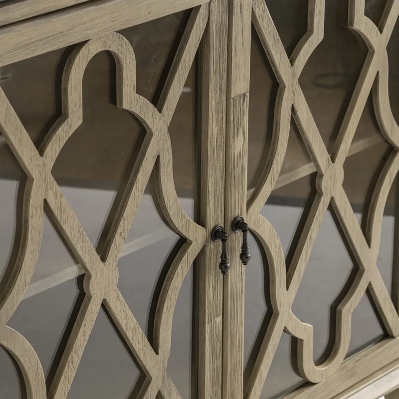 Hawthorne Estate 1 Drawer 2 Door Fretwork Sideboard Silo