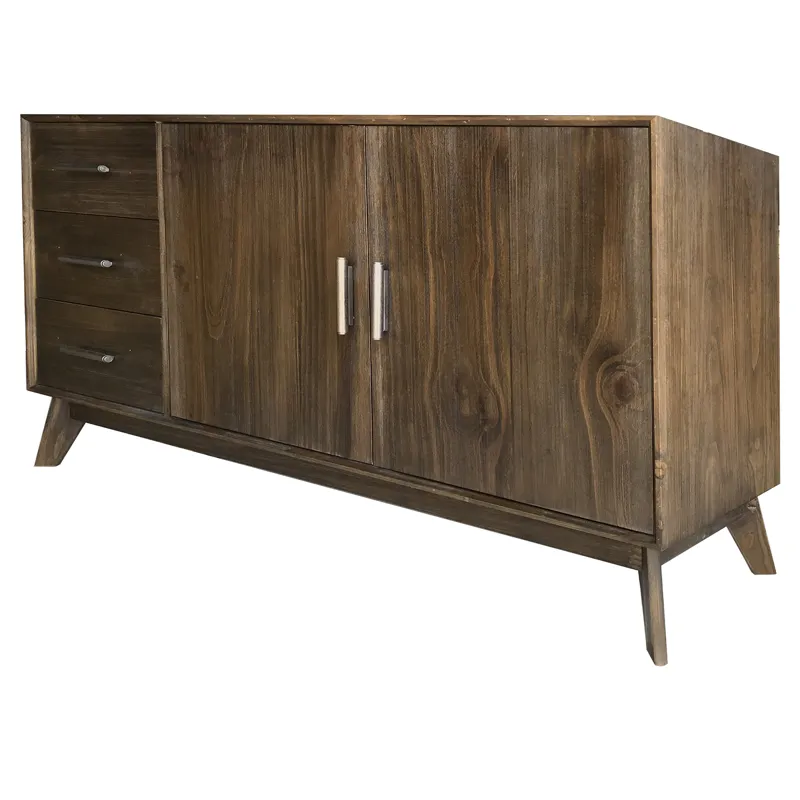 Retro 3 Drawer, 2 Door Sideboard