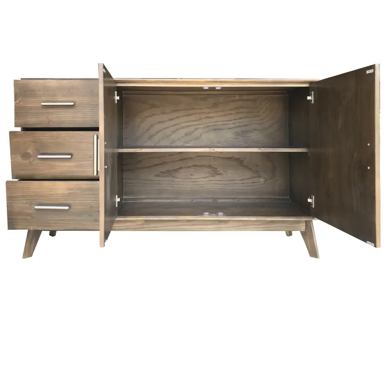 Retro 3 Drawer, 2 Door Sideboard