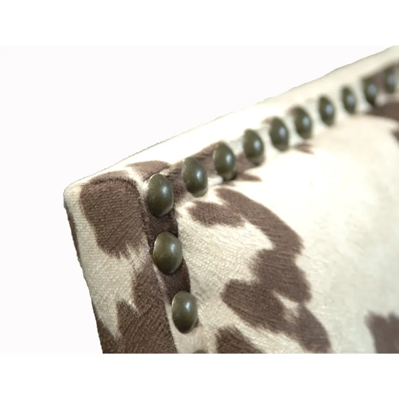 Mesquite Ranch Leather And Faux Cowhide Side Chair