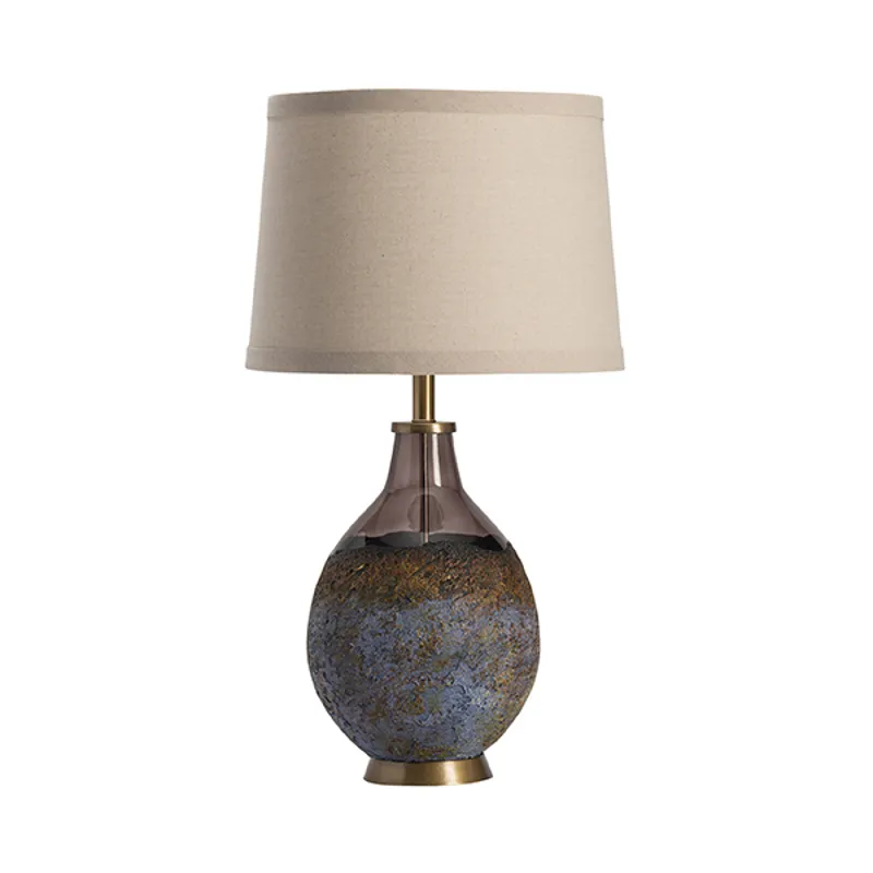 Kai Molten Earth Texture Table Lamp With Special Finial Silo