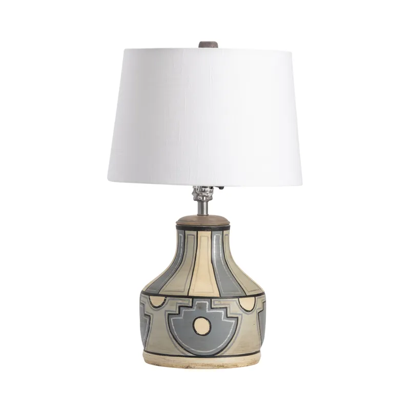 Fresno Hand Painted Table Lamp Silo