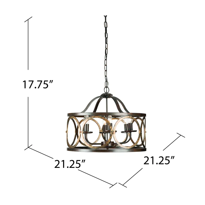 Regant 5 Light Chandelier Silo