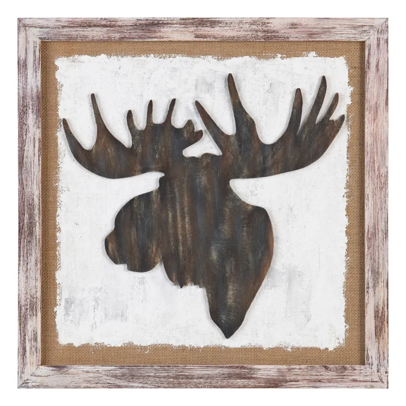 Rustic Moose Silhouette