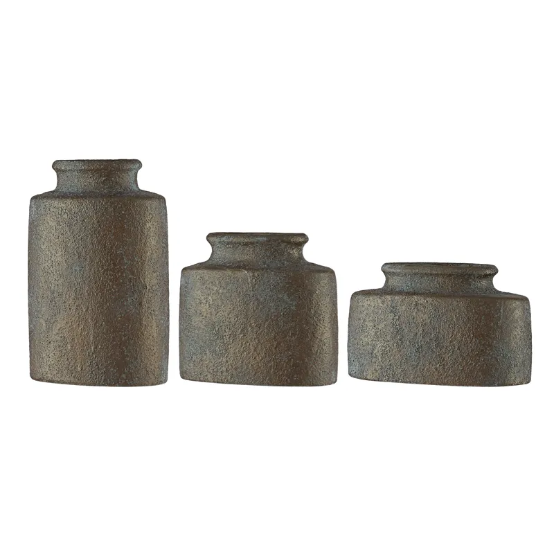 Evans Oval Vases, Set Of 3