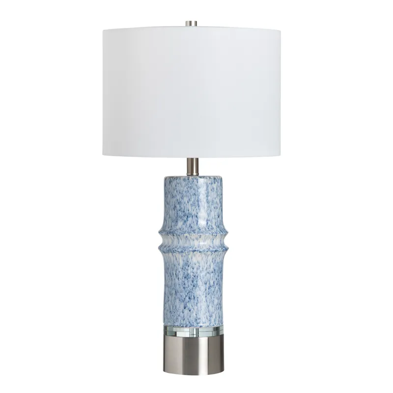 Set Of 2 Ceramic Table Lamp With Linen Shade